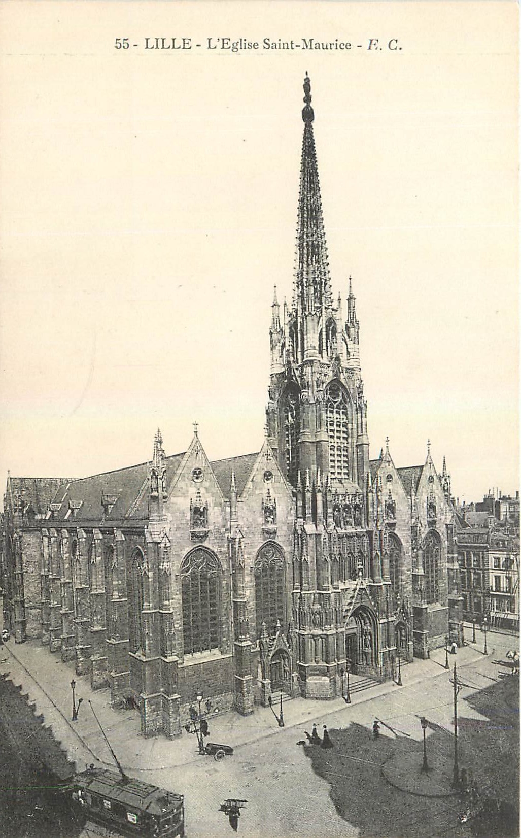 CPA Lille L'Eglise Saint Maurice 