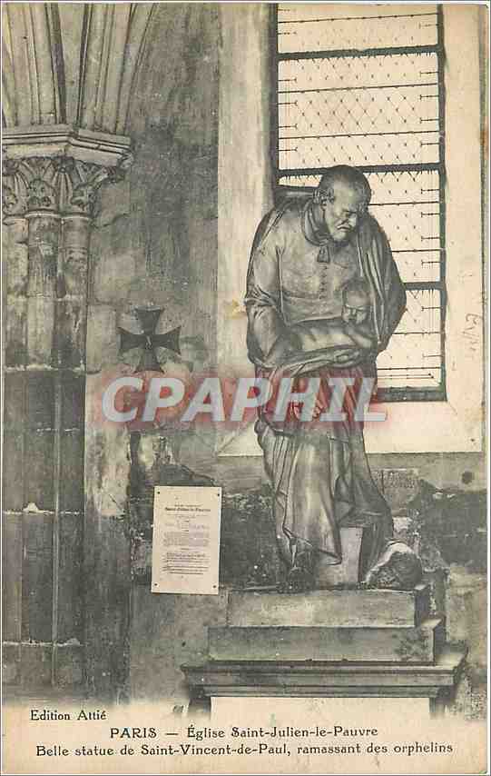 CPA Paris Eglise Saint Julien le Pauvre 
