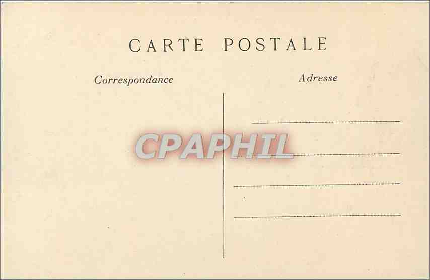 CPA Paris La Place de la Republique Tramway Lion — Rückseite
