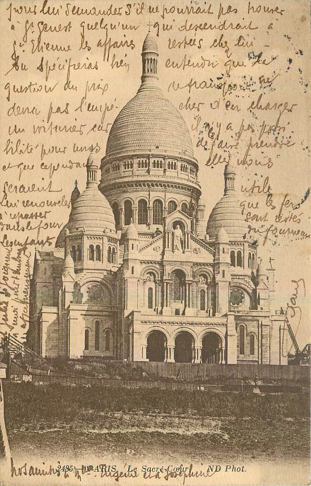 CPA Paris Le Sacre Coeur 
