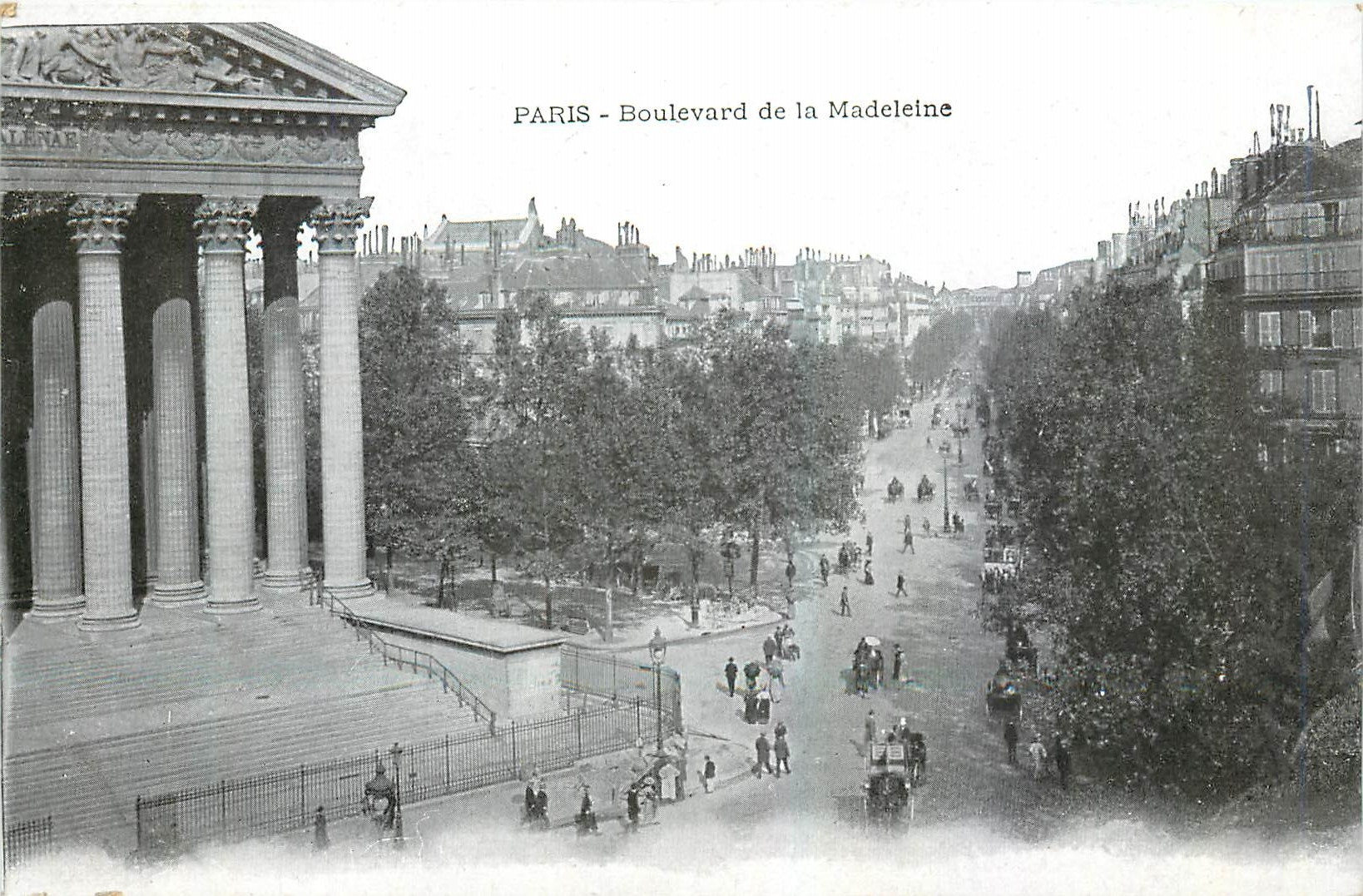 CPA Paris Boulevard de la Madeleine 