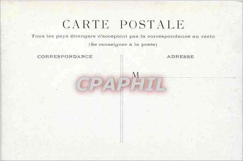 CPA Paris Boulevard de la Madeleine  — Rückseite