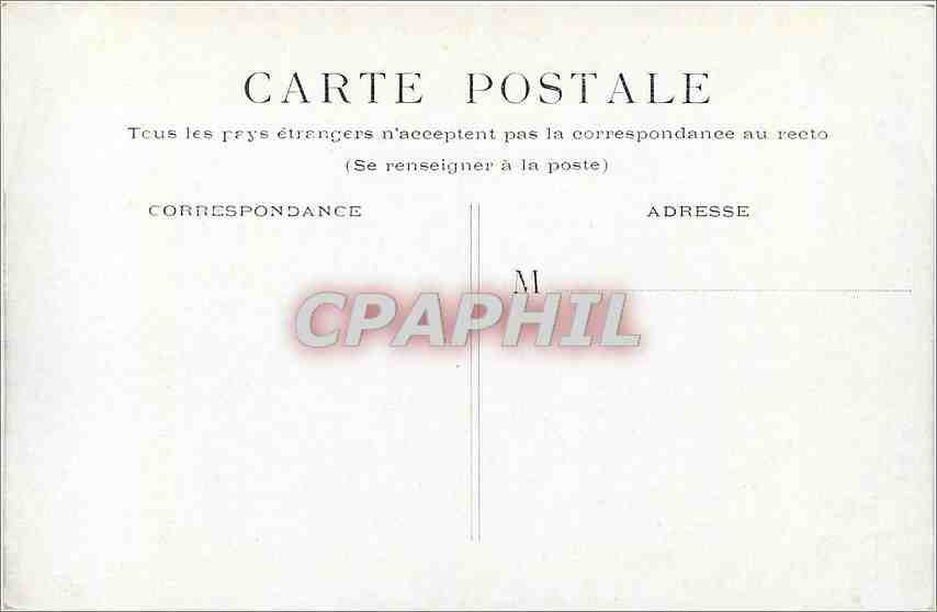 CPA Paris Gare Saint Lazare  — Rückseite