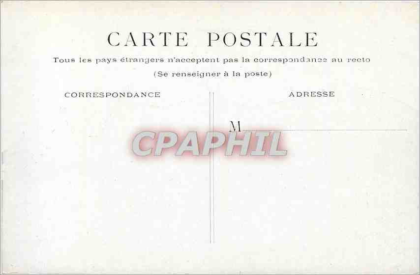 CPA Paris Le Grand Palais  — Rückseite