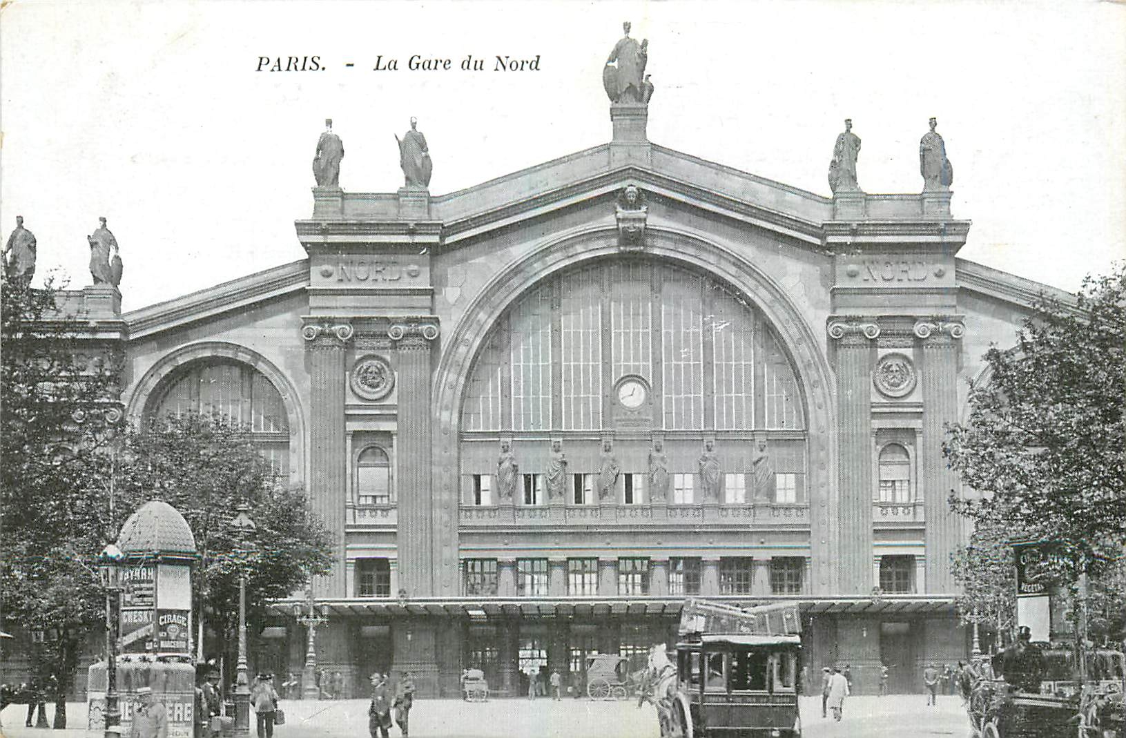 CPA Paris La Gare du Nord 