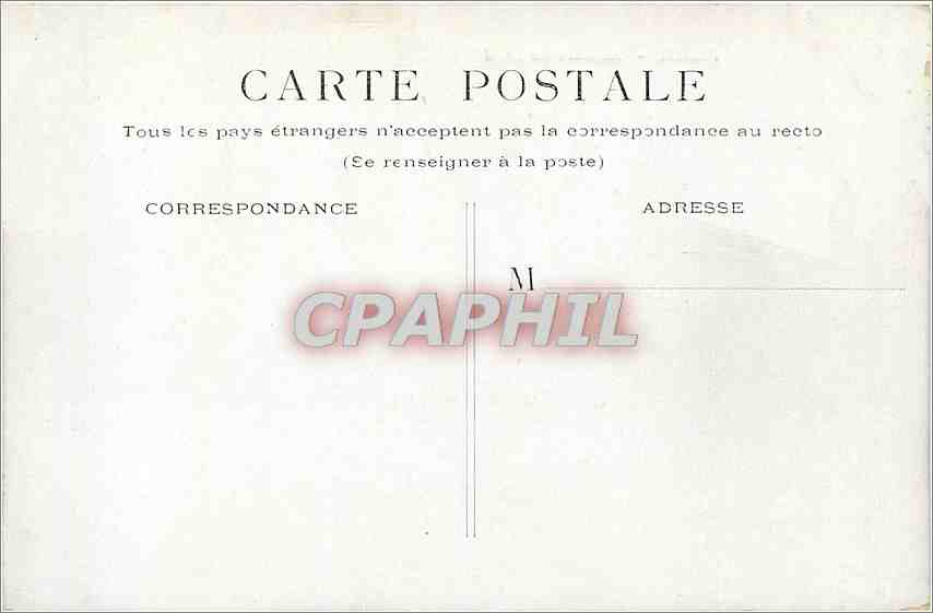 CPA Paris La Gare du Nord  — Rückseite