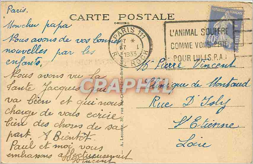 CPA Paris Le Tombeau de Napoleon 1st aux Invalides  — Rückseite