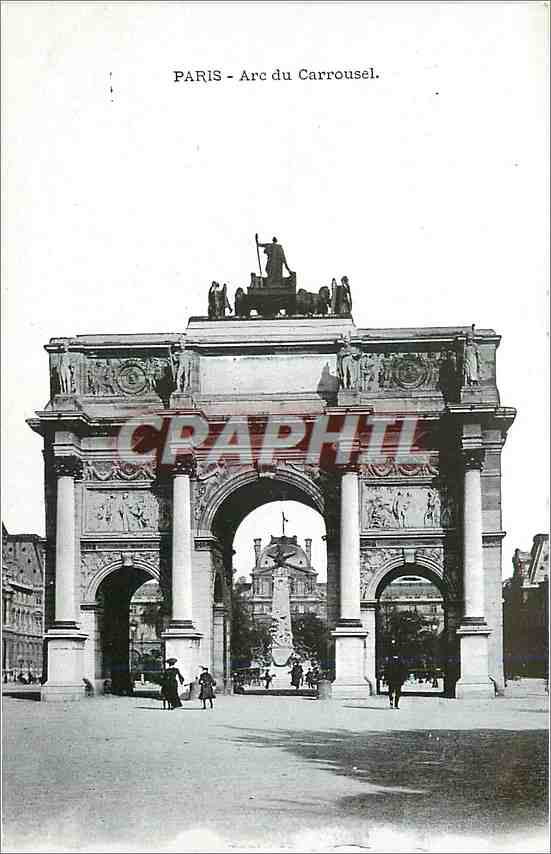 CPA Paris Arc du Carrousel 