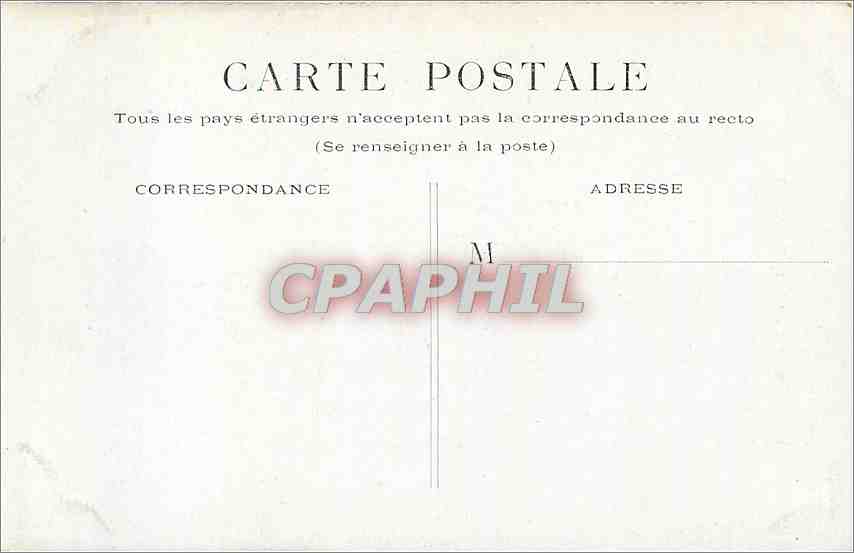 CPA Paris Arc du Carrousel  — Rückseite