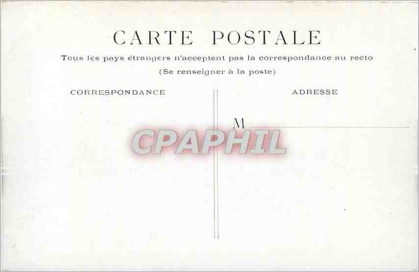 CPA Paris Palais du Luxembourg  — Rückseite