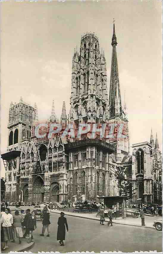 CPM Rouen Seine Maritime La Cathedrale 