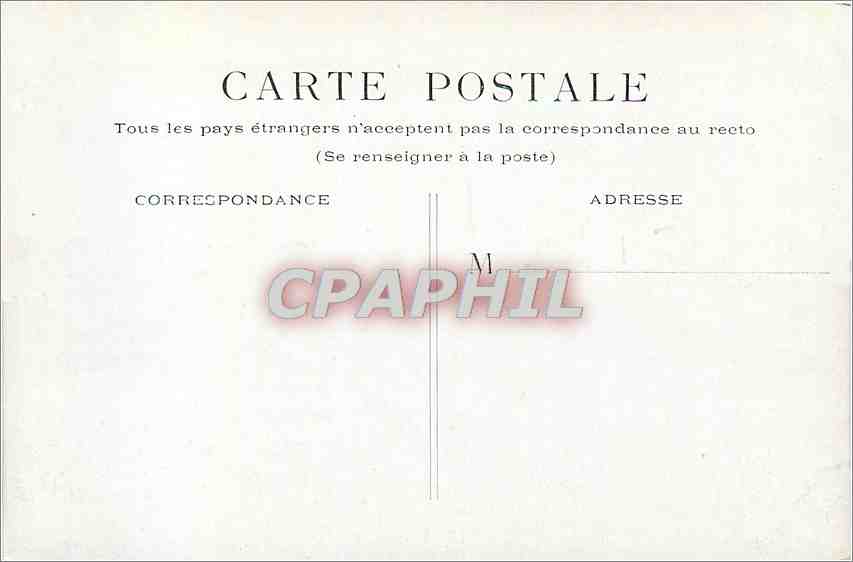 CPA Paris Place Saint Germain l'Auxerrois  — Verso