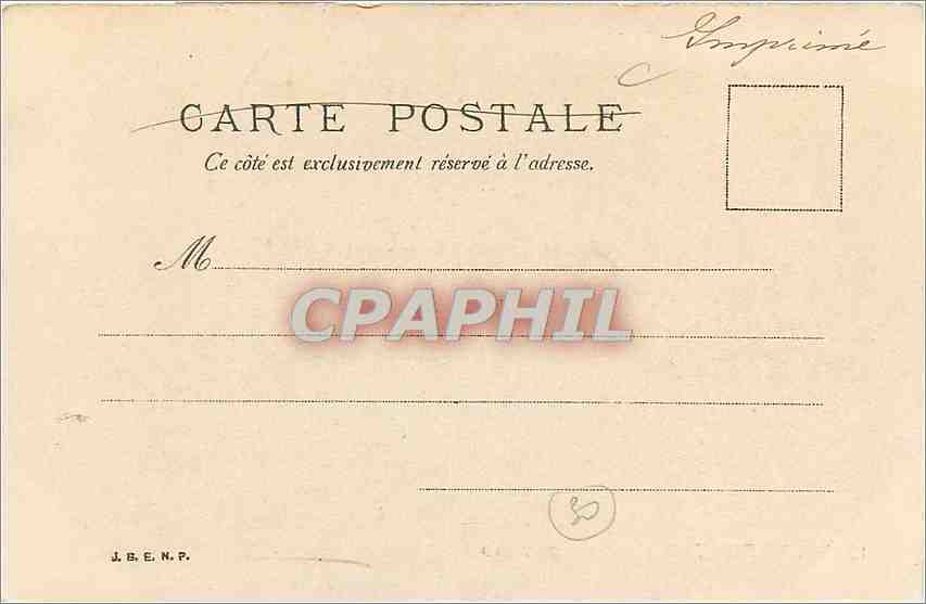 CPA Villefort Pont de Bayard  — Rückseite