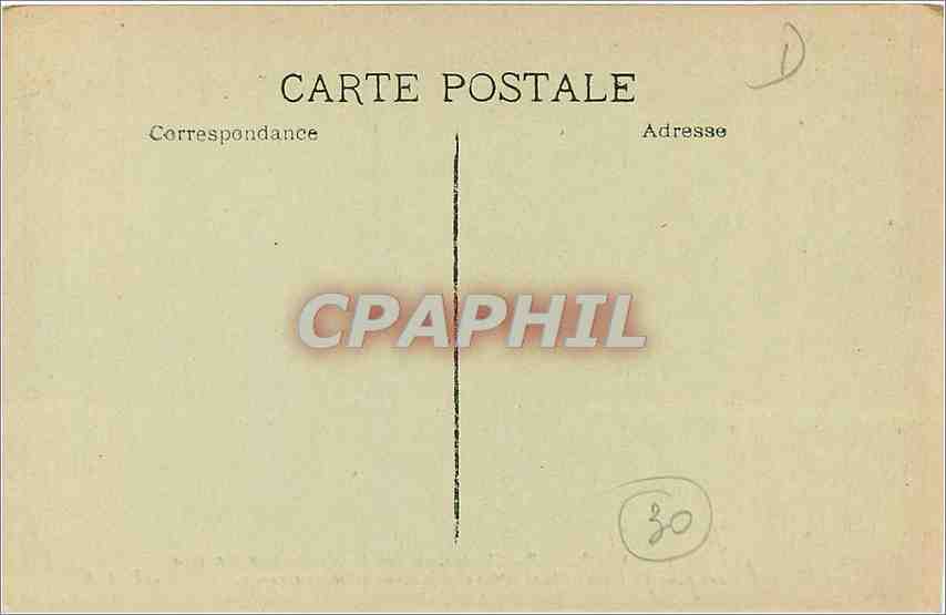 CPA Beaucaire Rue Danton un coin de la jetee de protection des aux du Rhone  — Rückseite