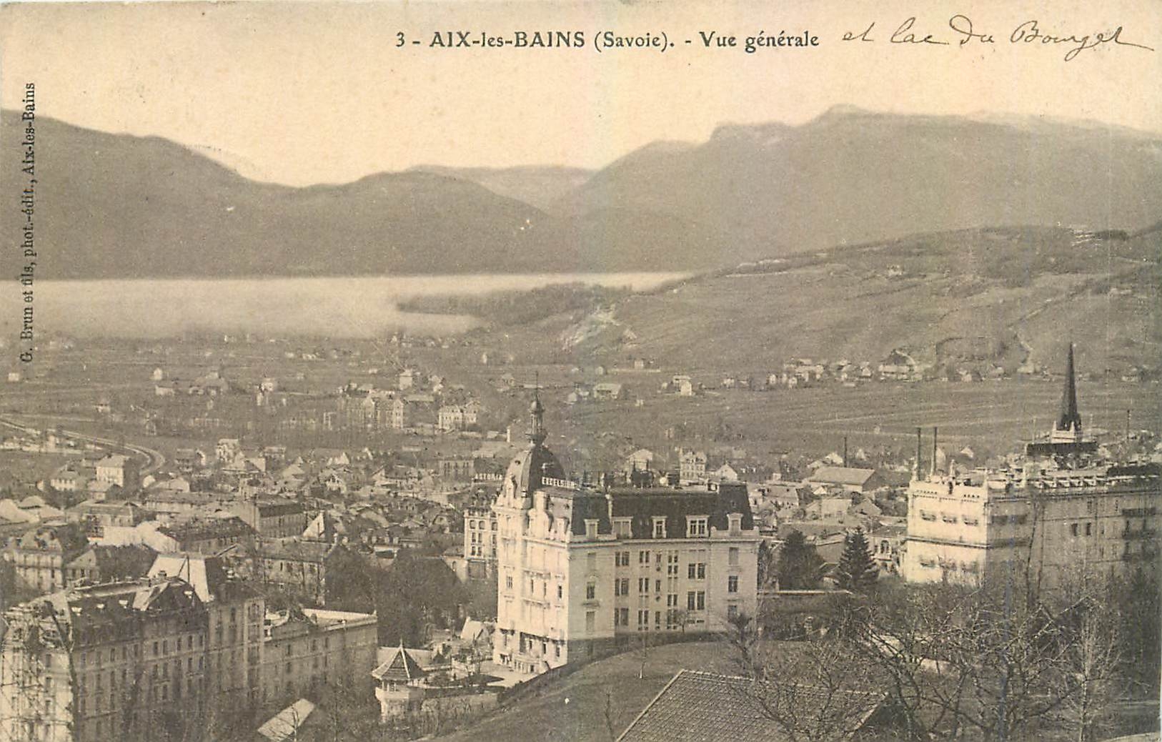 CPA Aix les Bains Savoie Vue generale 