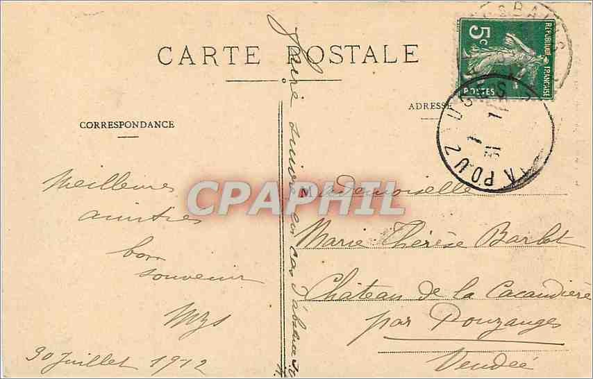 CPA Aix les Bains Savoie Vue generale  — Rückseite