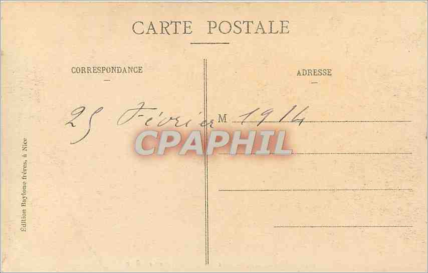 CPA Monte Carlo Le Theatre et Terrasses  — Rückseite