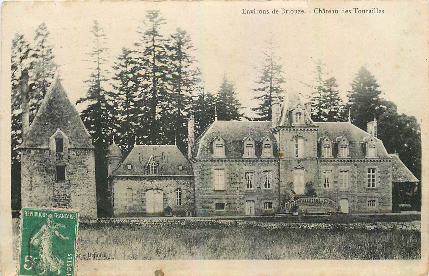 CPA Environs de Briouze Chateau des Tourailles 