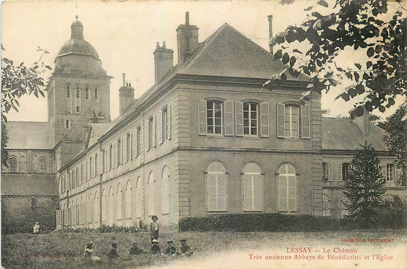 Lessay — Schloss, Benediktinerabtei und Kirche — Sammlung Lecroantier