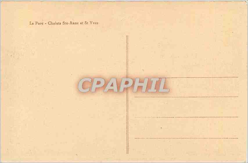 CPA Le Bon Sauveur Begard C du N  — Rückseite