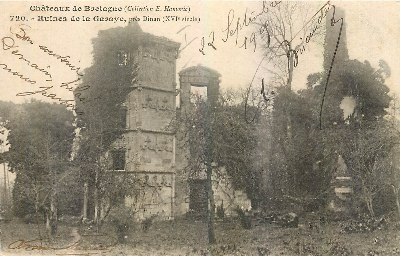 Ruines de la Garaye, près Dinan — Collection E. Hamonic — n°720