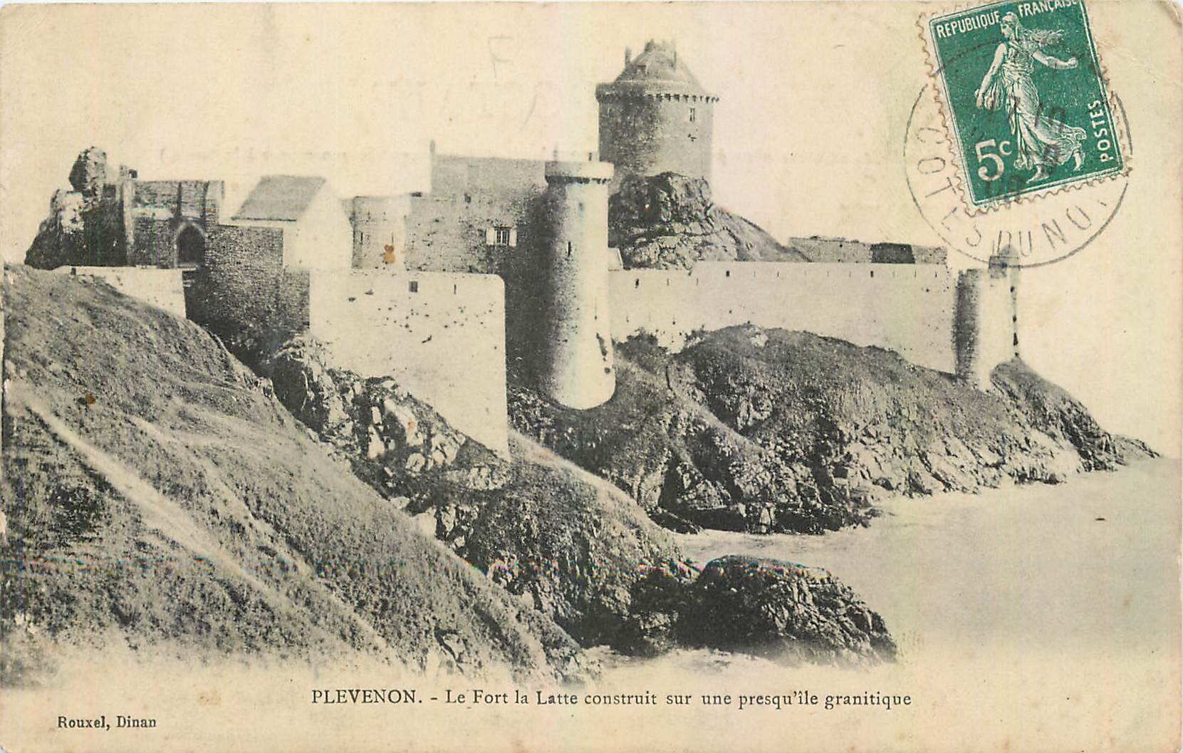 Plevenon - Le Fort la Latte construit sur une presqu'île granitique — Rouxel, Dinan