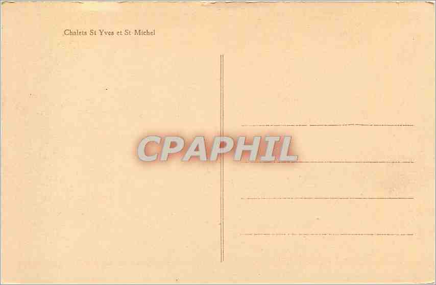 CPA Le Bon Sauveur Begard C du N  — Rückseite
