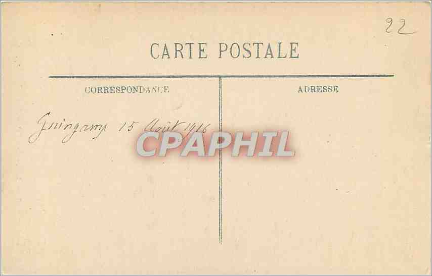 CPA Guingamp Maison du XVI siecle rue Notre Dame  — Rückseite