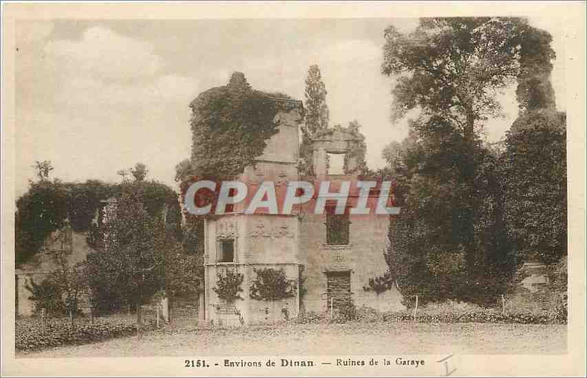 CPA Environs de Dinan Ruines de la Garaye 