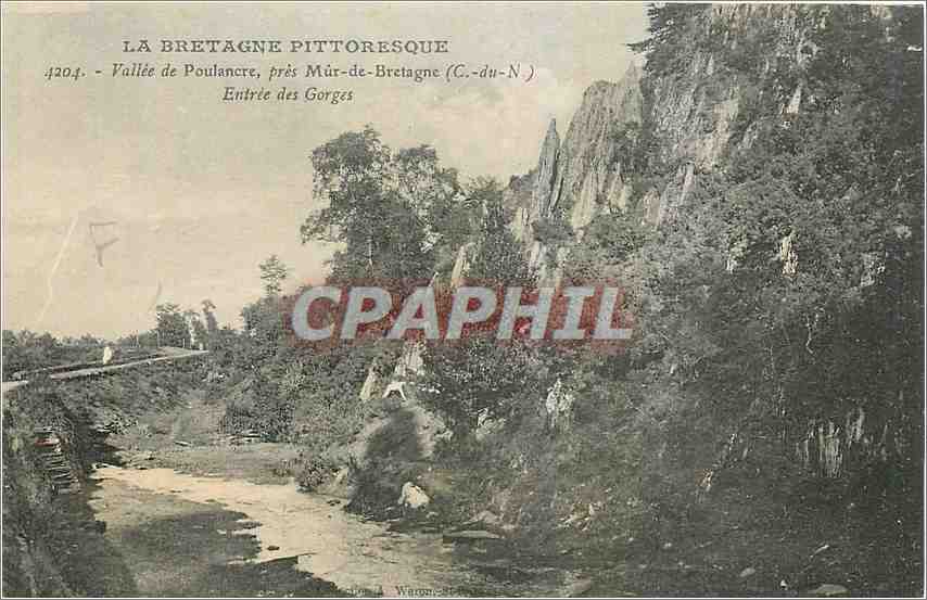 CPA Vallee de Poulancre pres Mur de Bretagne C du N Entree des Gorges 