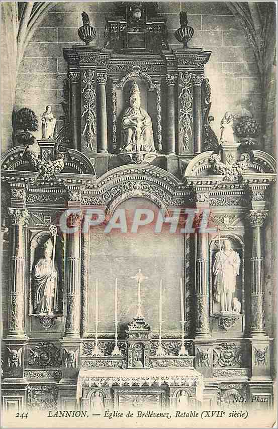 CPA Lannion Eglise de Brelevenez 
