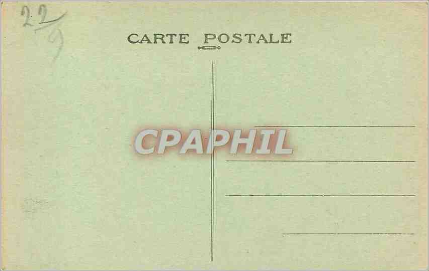 CPA Ile de Brehat Village du Gardeno  — Rückseite