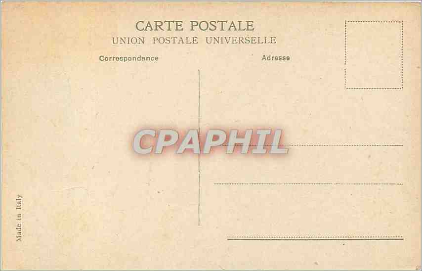 CPA Constantinople  — Verso