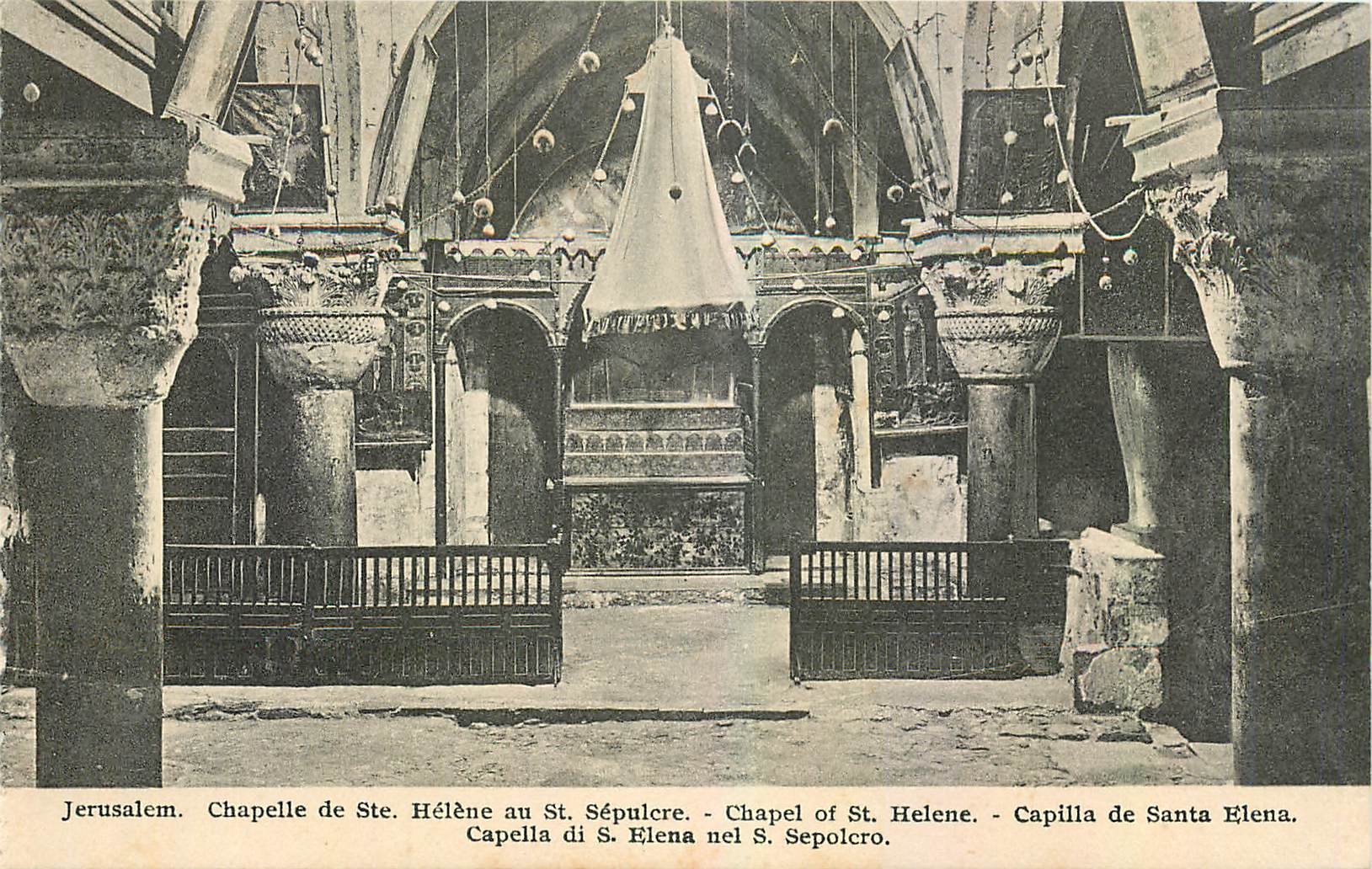 CPA Jerusalem Chapelle de Ste Helene au St Sepulcre 