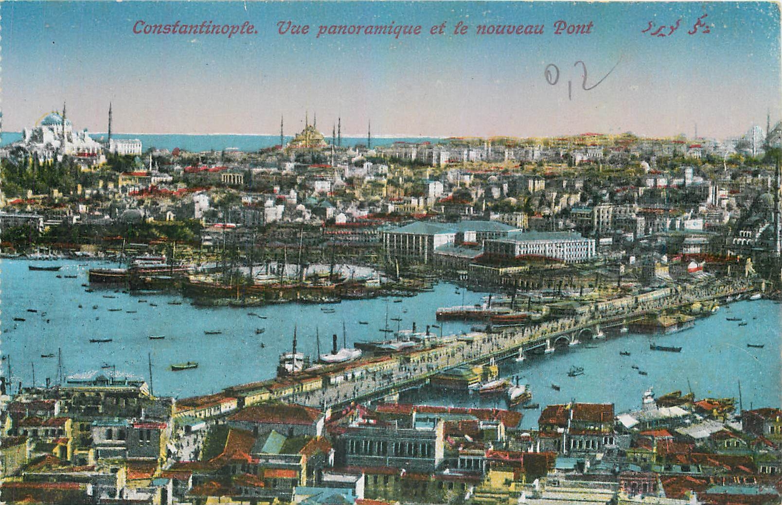 CPA Constantinople Vue panoramique et le nouveau Pont 