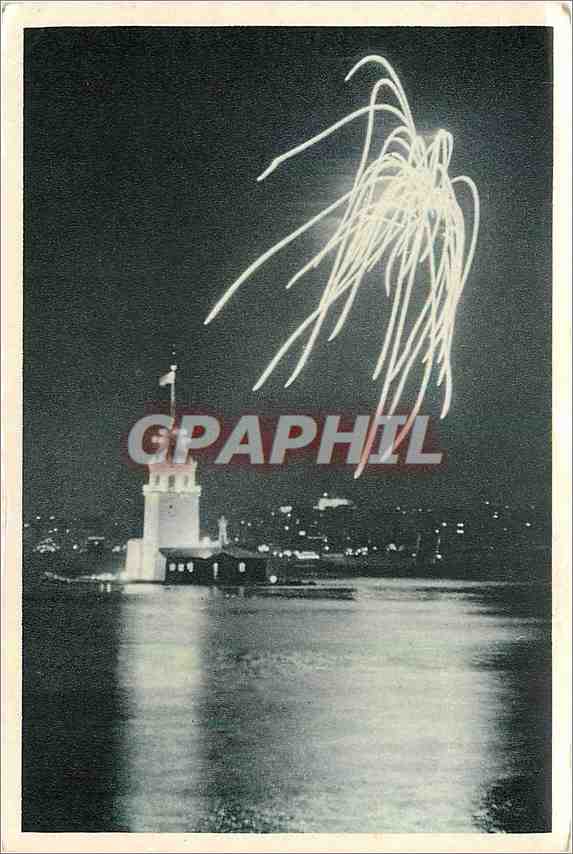 CPA Leanders Tower at night Istanbul 