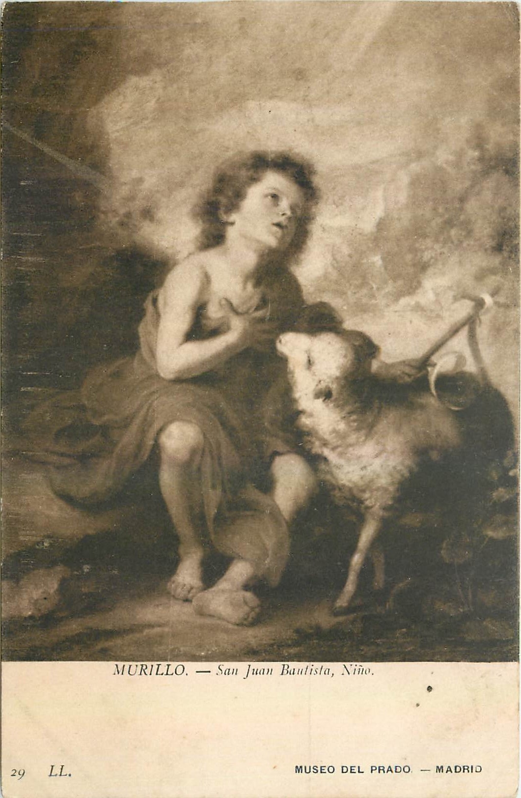 CPA Murilon San Juan Bautista Museo Del Prado Madrid 