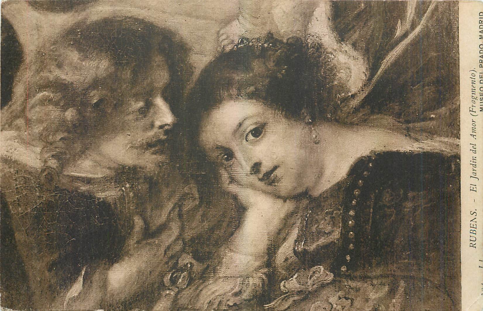 CPA Rubens El Jardin del Armor Musee del Prado Madrid 