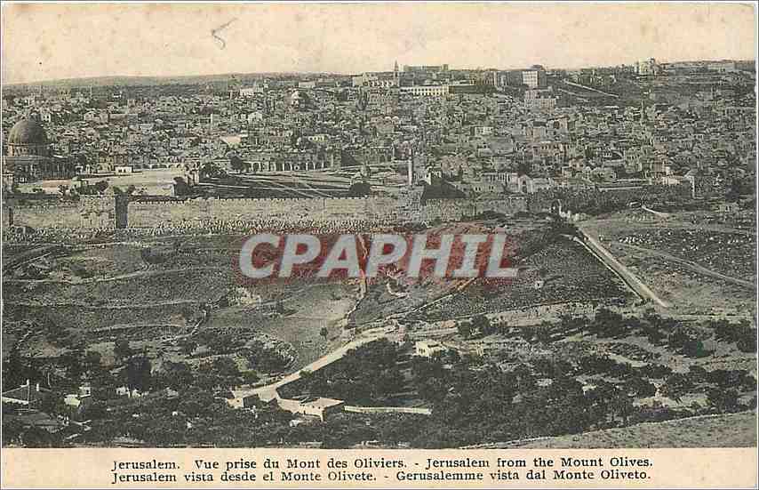 CPA Jerusalem Vue prise du Mont des Oliviers 