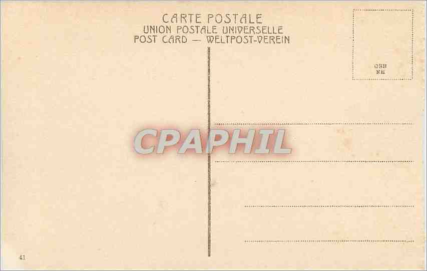 CPA Hebron Vue generale  — Verso