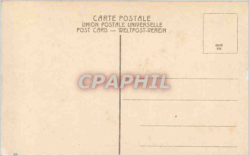 CPA Nazareth Vue prise de la route de Cana  — Rückseite