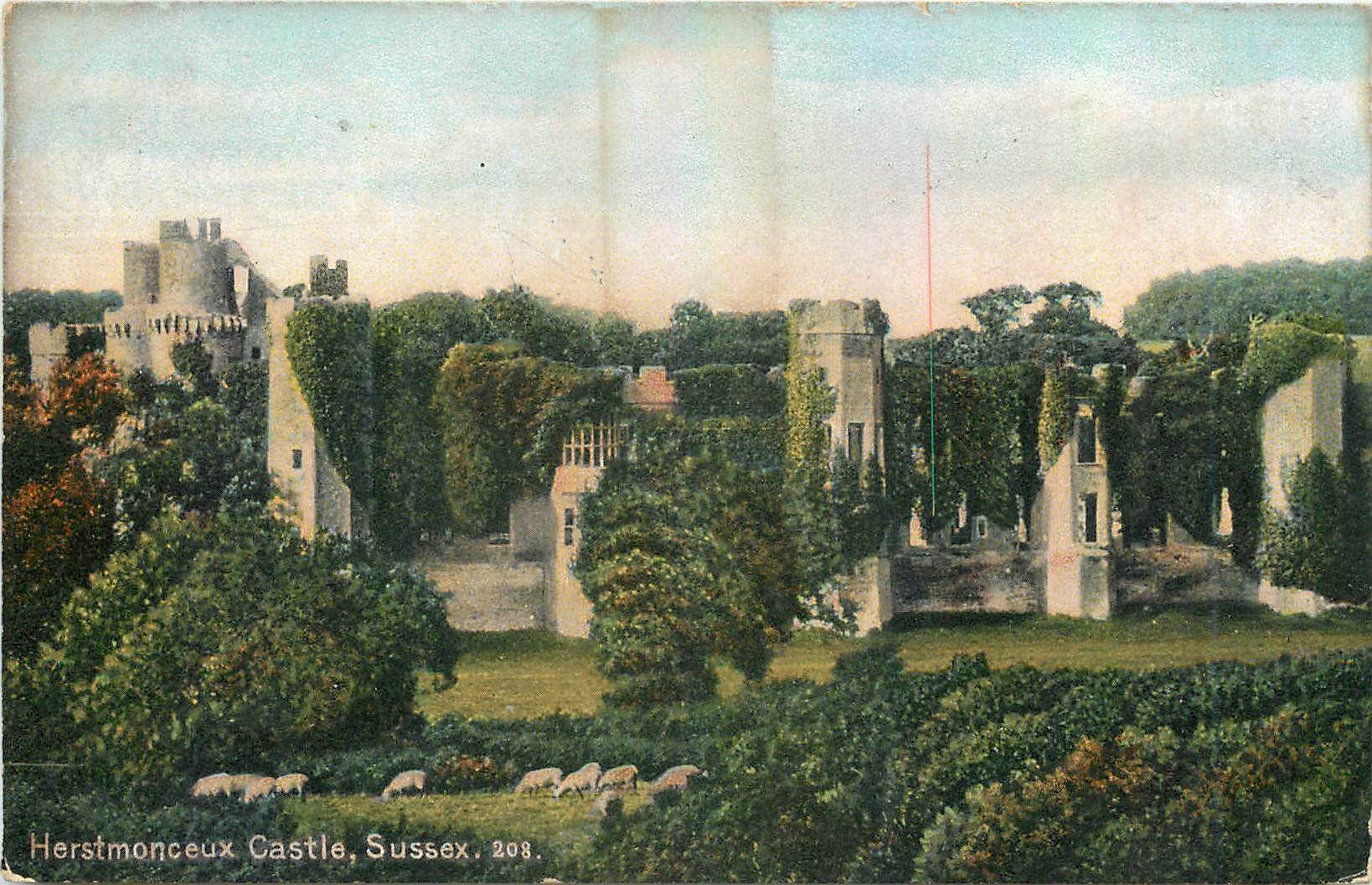 CPA Herstmonceux Castle Sussex 