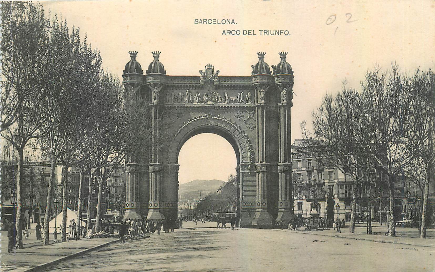 CPA Barcelona Arco del Triunfo 