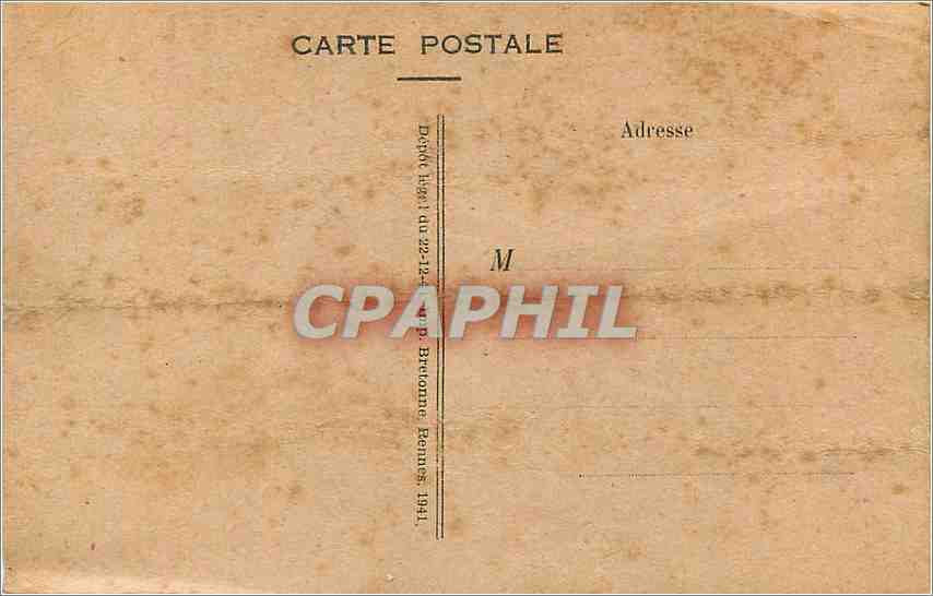 CPA Passant Par Lamballe Marie Drouart — Rückseite