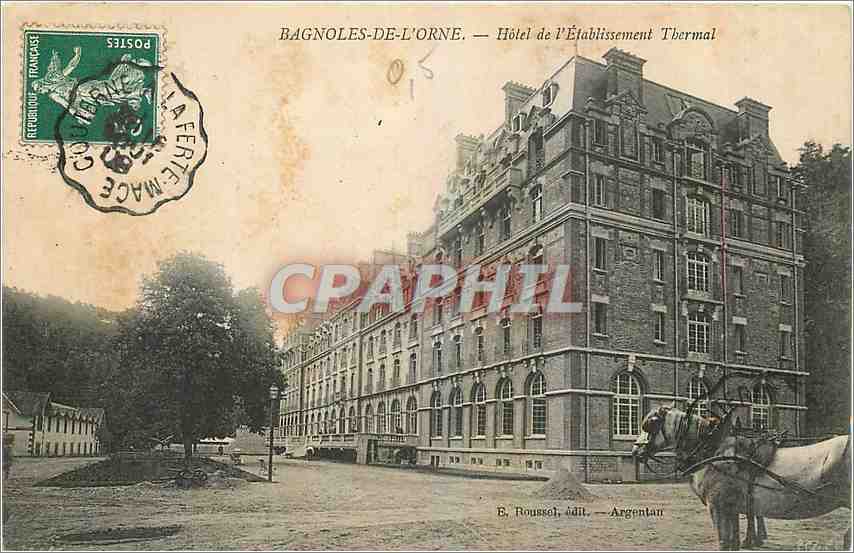 CPA Bagnoles de l'Orne Hotel de l'Etablissement Thermal 