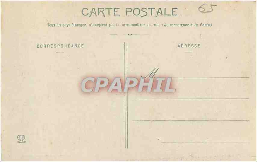 CPA Lourdes La Basilique Ligne de Bayonne  — Verso