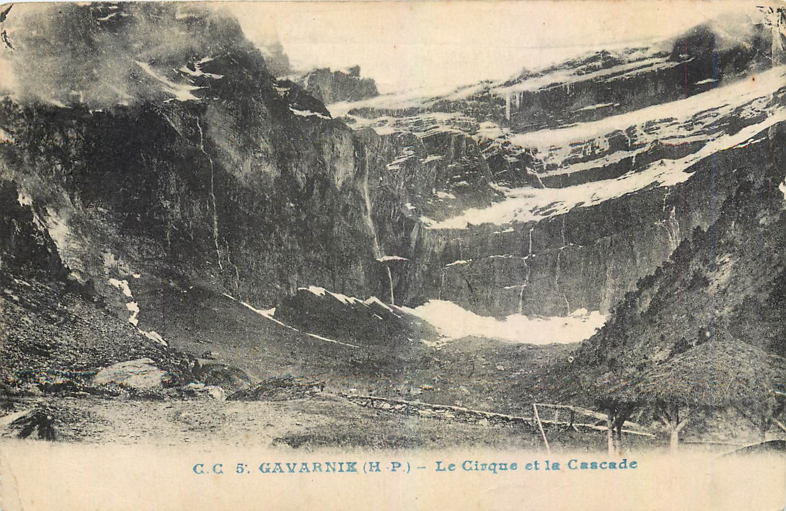 Gavarnie (H.P.) — Le Cirque et la Cascade — C.C. 5