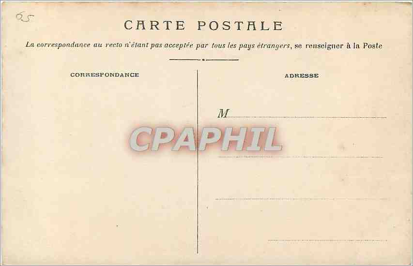 CPA Vallee de Lourdes Berger Moutons — Verso