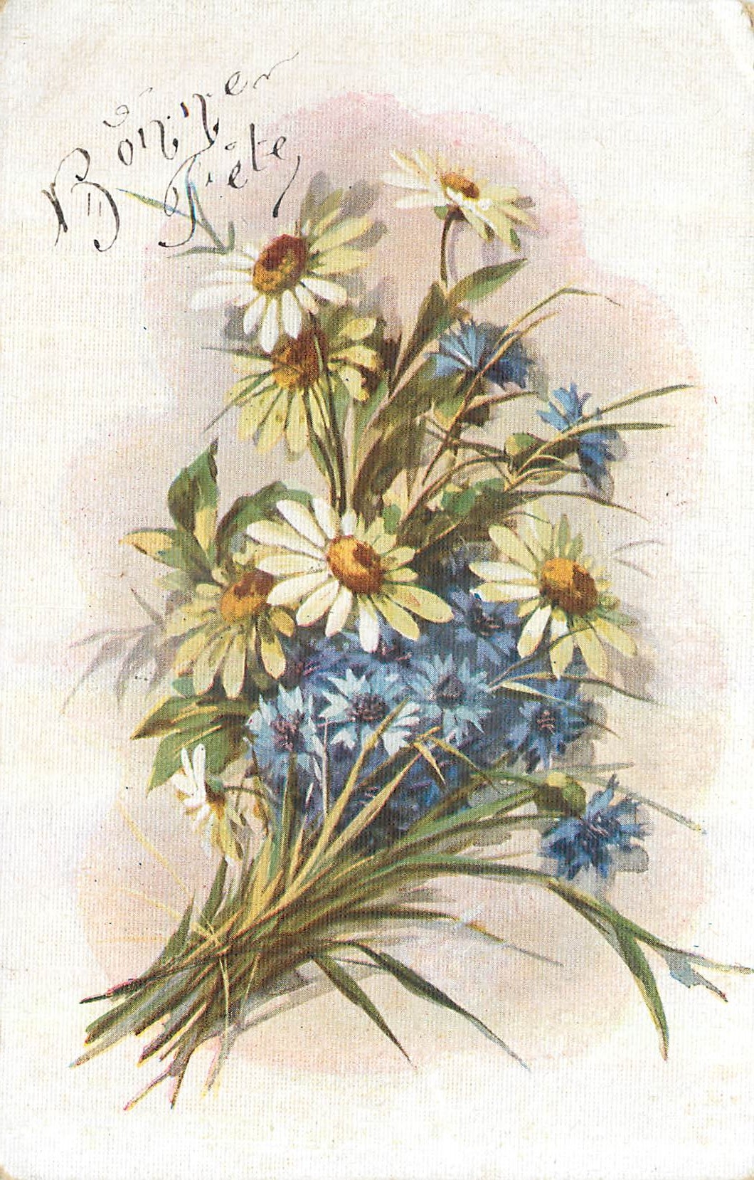 CPA Bonne Fete Fleurs