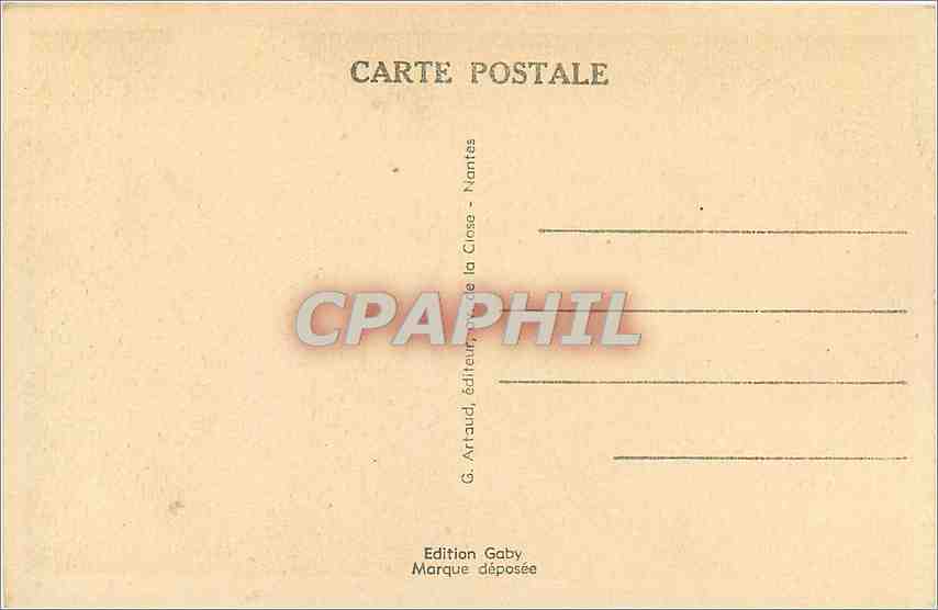 CPA Cap Frehel C du N Le FOrt La Latte et le Menhir  — Rückseite
